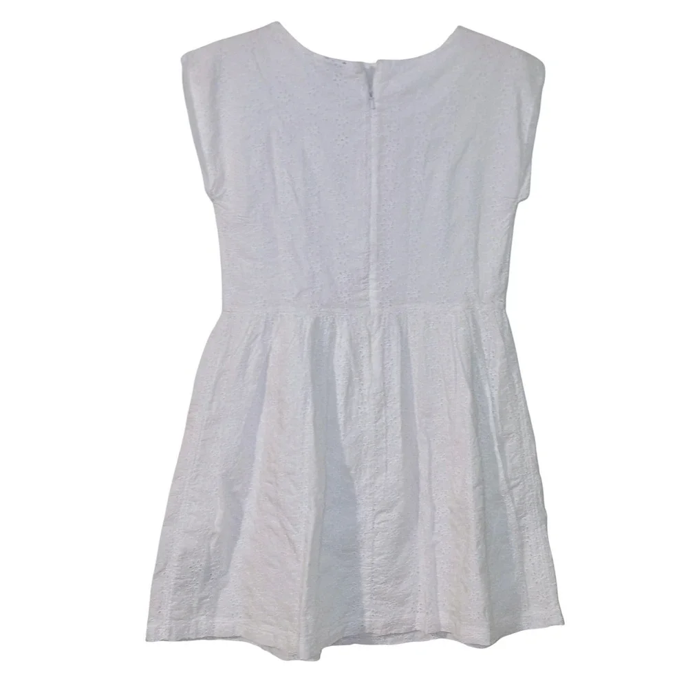 Gap Kids White Eyelet Cap Sleeve Dress‎ Size XXL 14 16 NWT $50